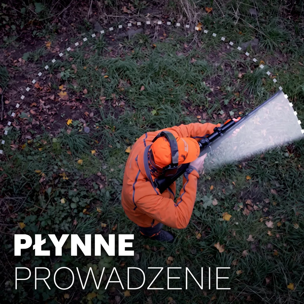 System 10-stopniowej regulacji i gumowana przetyczka w pasku Sauenhammer SH2